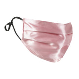 Set of 3 Dusty Pink Silk Satin Face Mask