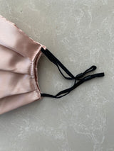 Gem Set of 3 Silk Satin Face Mask | Black, Maroon, Nude