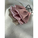 Dusty Pink Silk Satin Face Mask