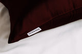 Merlot Silk Satin Pillowcase