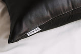 Limited Edition "J'Adore Me" Black Silk Pillowcase