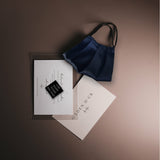 Midnight Set of 3 Silk Satin Face Mask | Black, Silver, Navy