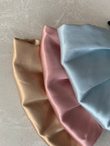 Pastels Set of 3 Silk Satin Face Mask | Coffee, Ice Blue, Dusty Pink