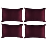 Merlot Silk Satin Pillowcase