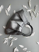 Set of 3 Silver Silk Satin Face Mask