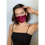 The Go-to Set of 3 Silk Satin Face Mask | Champagne, Wine, Teal