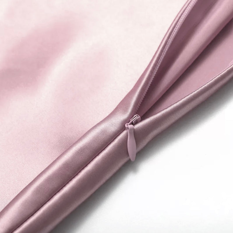 Blush Pink 100% 22MM Mulberry Silk Pillowcase