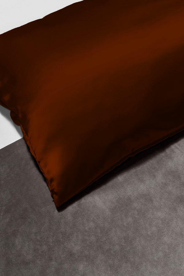 Bronze Silk Satin Pillowcase