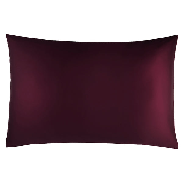 Merlot Silk Satin Pillowcase