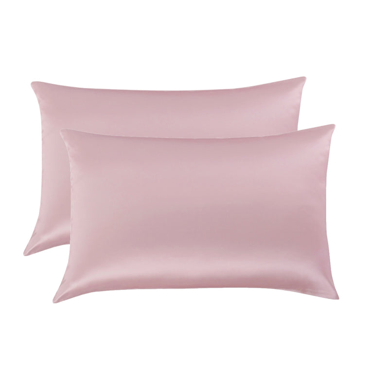 Rose Quartz Pink Silk Satin Pillowcase